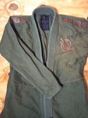 Sanabul BJJ Gi A2 Green w/ Brown Accents – Durable Training Gi